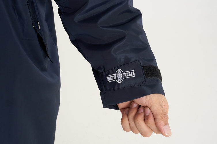 Giant Robes® Navy and White  Sherpa Lining