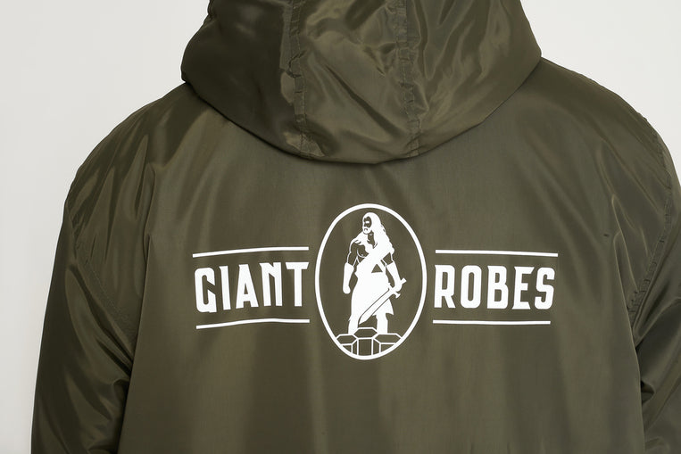 Giant Robes® Khaki with Beige  Sherpa Lining